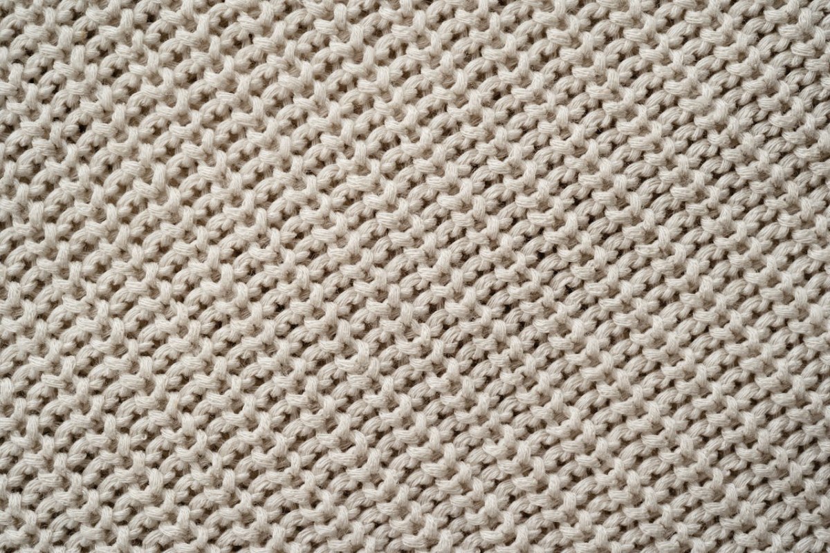 Punto bobo (garter stitch) — el patrón de punto más sencillo